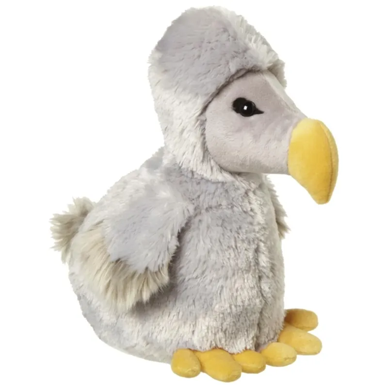 Gecertificeerd Nature Planet Dodo vogel knuffel - pluche - 28 cm - grijs - knuffel