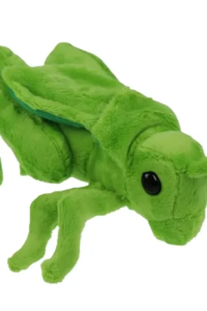 Aanbieding Sprinkhaan knuffel - pluche - groen - 26 cm - insect