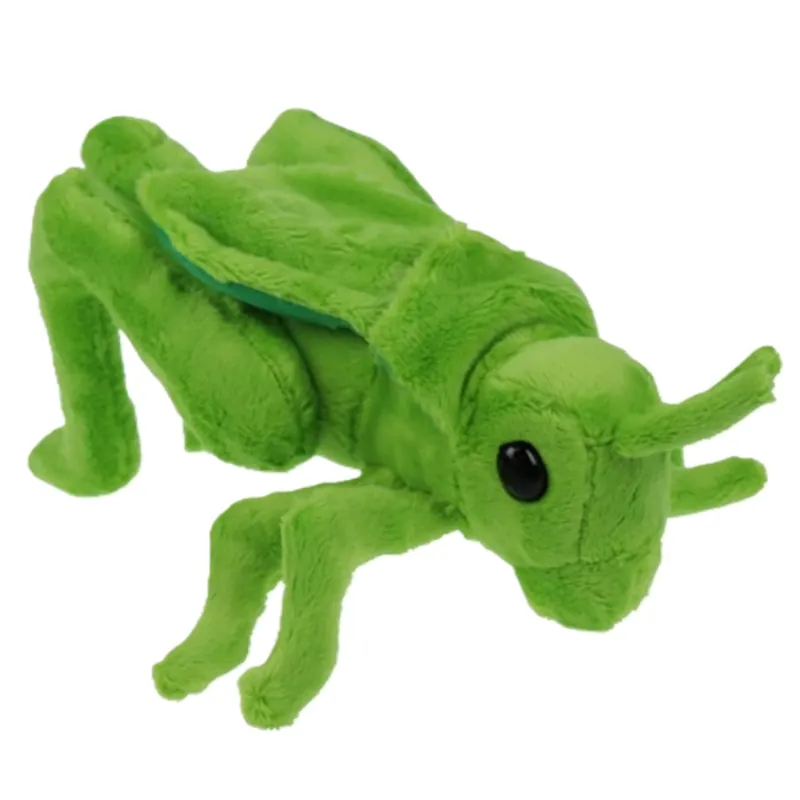 Aanbieding Sprinkhaan knuffel - pluche - groen - 26 cm - insect