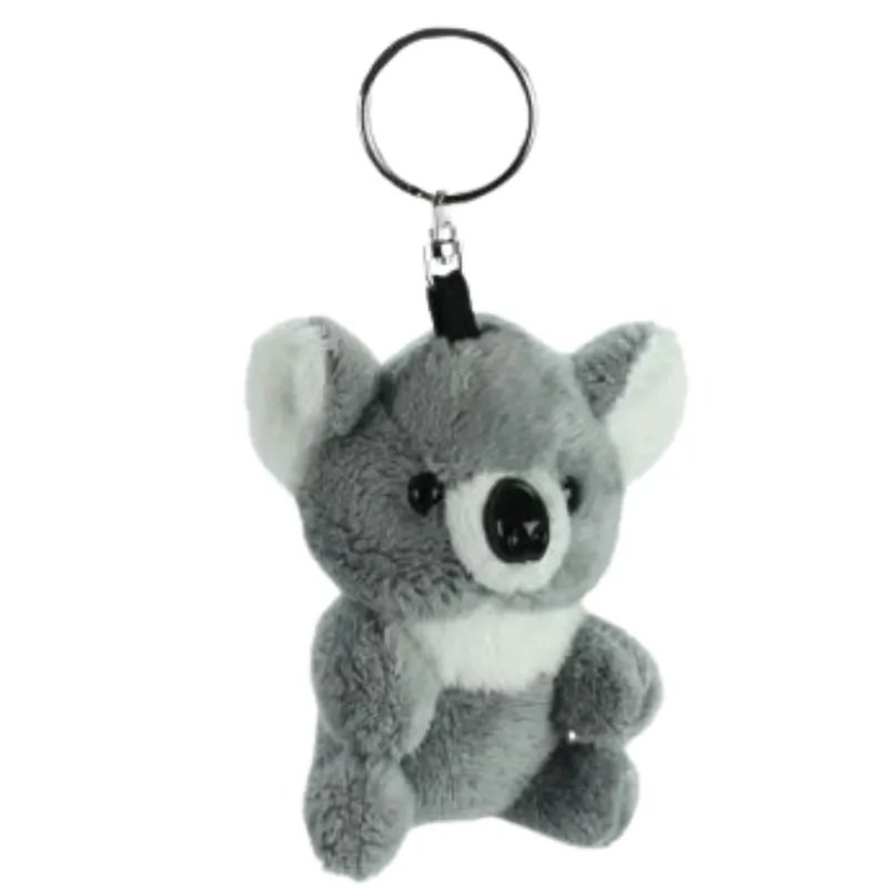 Alleen Vandaag Cornelissen pluche koala knuffel - sleutelhanger - grijs - 10 cm