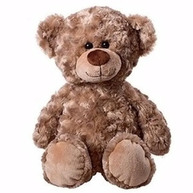 Direct Verzonden Pluche beer - knuffel - bruin - 45 cm - zacht beertje