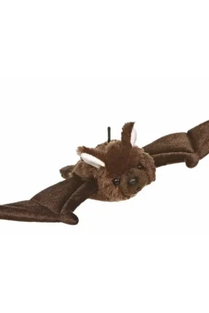 Aurora vleermuis knuffel - bruin - pluche - 20 cm - dierenknuffel Nieuw