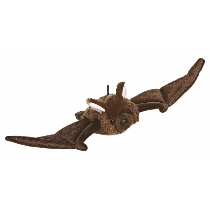 Aurora vleermuis knuffel - bruin - pluche - 20 cm - dierenknuffel Nieuw