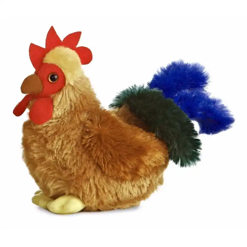 Nieuw Pluche kip knuffel - 15 cm - kleurenmix - boerderij dier