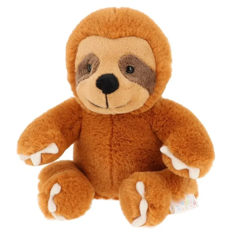 Meest Verkocht Keel Toys luiaard knuffel - pluche - 14 cm - bruin - jungle