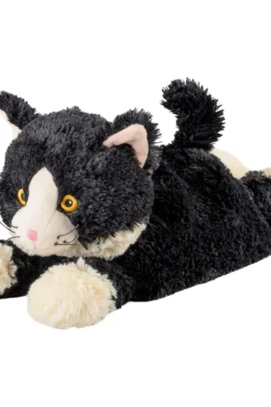 Warmies kat warmteknuffel - pluche - 38 cm - lavendel Beperkte Voorraad
