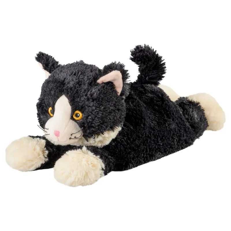 Warmies kat warmteknuffel - pluche - 38 cm - lavendel Beperkte Voorraad