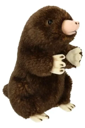 Goedkoop Heunec mol knuffel - pluche - zittend - 22 cm
