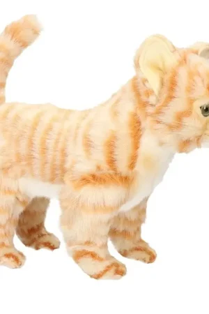 Hansa kitten knuffel - rood - pluche - 30 cm - poes Betrouwbaar