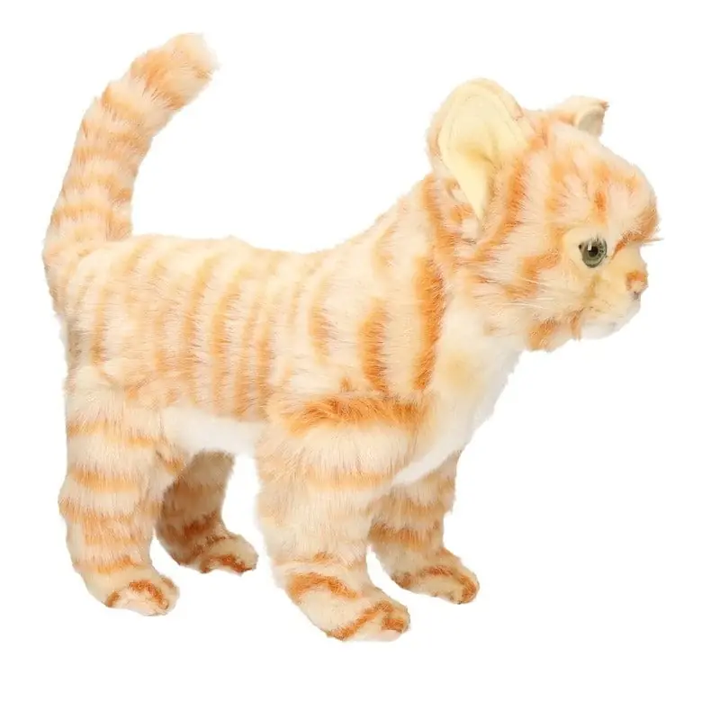 Hansa kitten knuffel - rood - pluche - 30 cm - poes Betrouwbaar