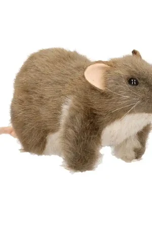 Beste Prijs Hansa pluche rat - knuffel - 19 cm - levensecht - pluche
