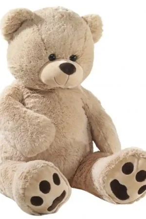 Koop Vandaag Grote pluche knuffelbeer beige - 100 cm - knuffel - cadeau