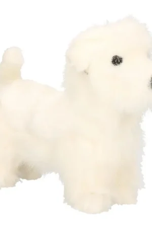 Hansa West Highland Terrier knuffel - pluche - 26 cm - realistisch Finale Uitverkoop