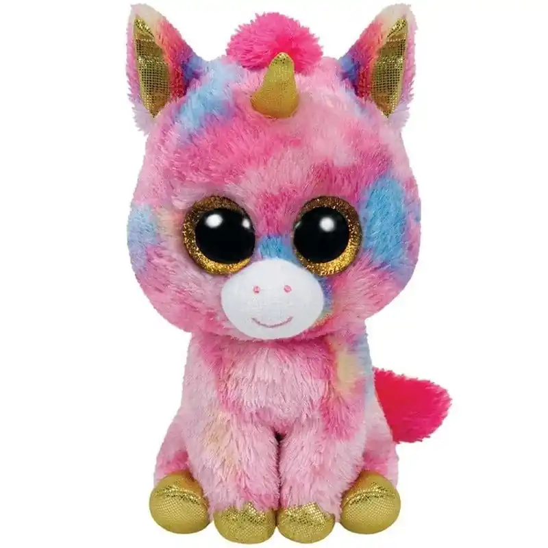 Must-Have Ty Beanie Fantasia - roze pluche eenhoorn - 15 cm