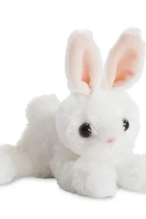 Aurora pluche konijn - wit - 20 cm - knuffel Exclusieve Aanbieding