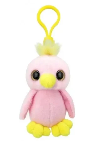 Uitverkoop Wild Planet papegaai knuffel - pluche - sleutelhanger - 9 cm