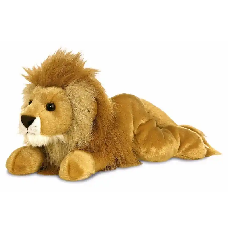 Goedkoop Aurora leeuwen knuffel - pluche - 30 cm - wilde dieren