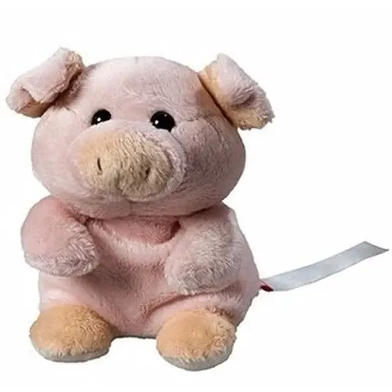 Beste Prijs Schmoozies varken knuffel - pluche - 11 cm - boerderij dier