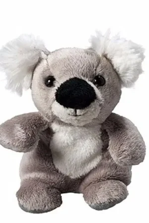 MBW koala knuffel - grijs - pluche - 11 cm - zittend model Express Levering