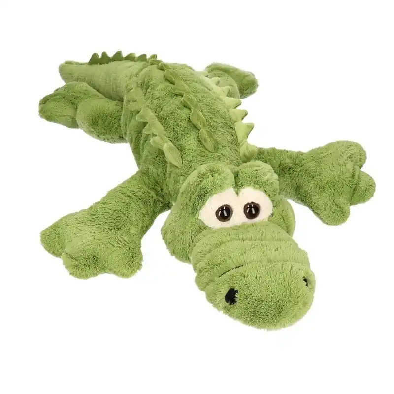 Laatste Kans Grote pluche knuffel krokodil groen 100 cm