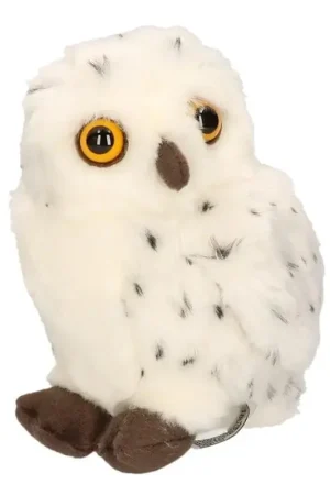 Koop Vandaag Sneeuwuil knuffel - pluche - 20 cm - witte uil - kraalogen