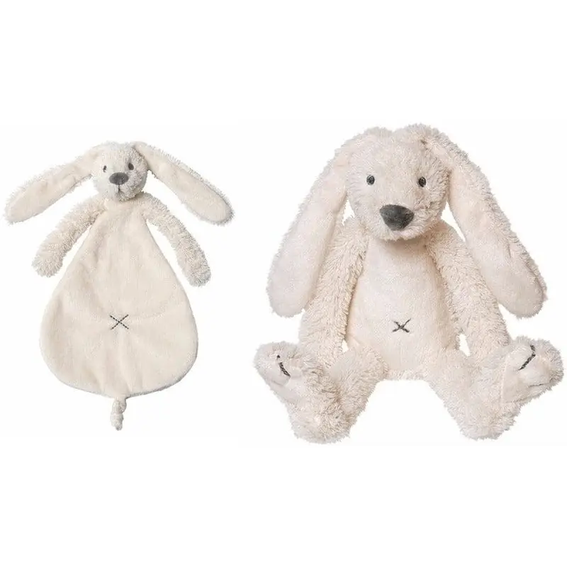 Happy Horse Richie konijn - wit - knuffeldoek en knuffel - kraamcadeau Betrouwbaar