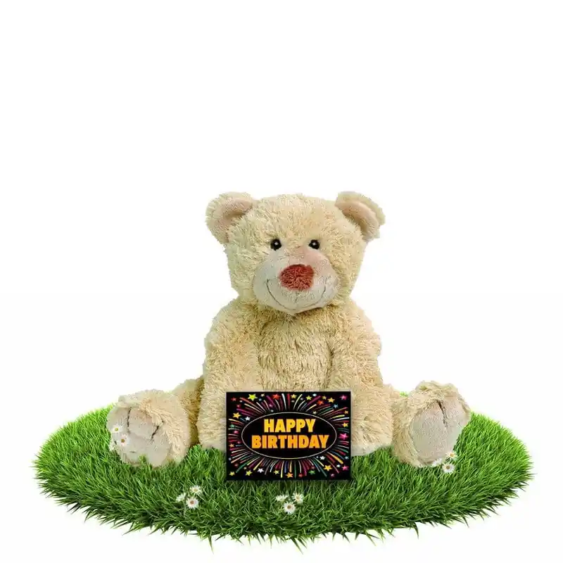 Lage Prijs Happy Horse Boogy knuffelbeer - pluche - 35 cm - cadeau