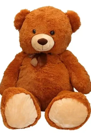 Grote bruine beren knuffel - pluche - 100 cm Betrouwbaar