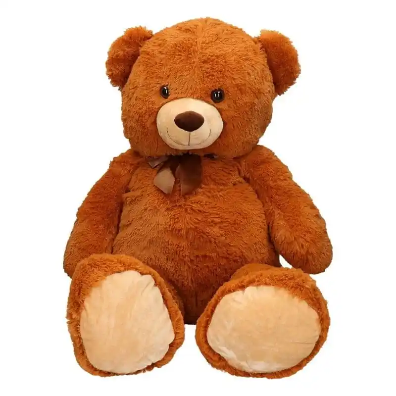 Grote bruine beren knuffel - pluche - 100 cm Betrouwbaar