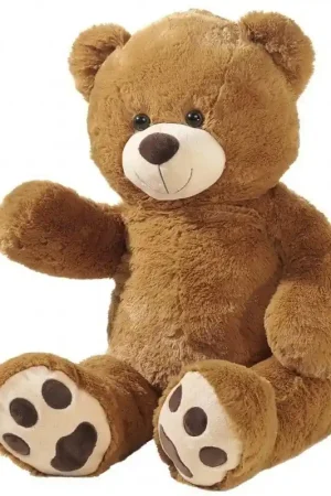 Heunec knuffelbeer - bruin - pluche - 95 cm - grote knuffel Betrouwbaar