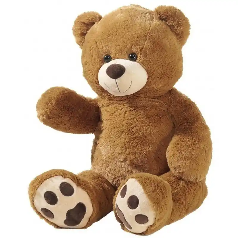 Heunec knuffelbeer - bruin - pluche - 95 cm - grote knuffel Betrouwbaar
