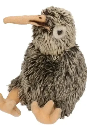 Laatste Versie Carl Dick kiwi vogel knuffel - pluche - 20 cm - knuffelvogel