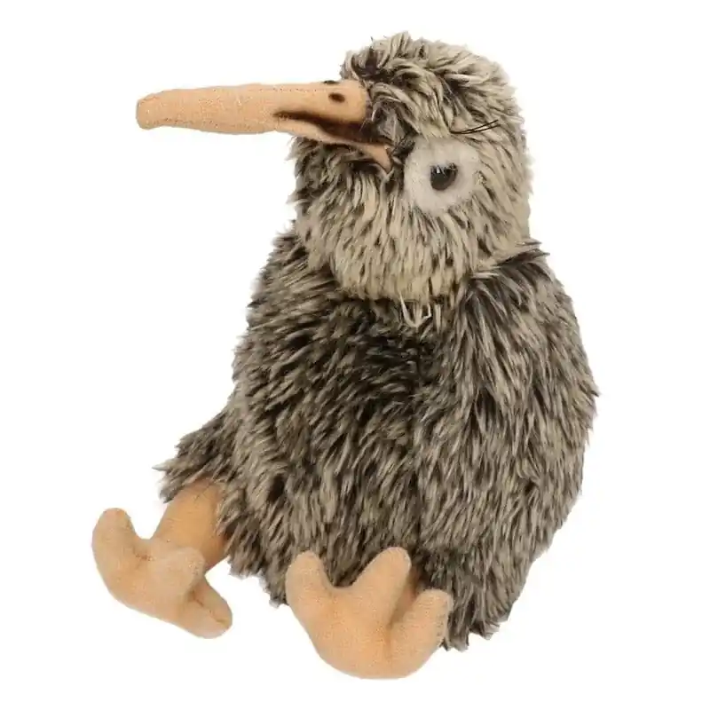 Laatste Versie Carl Dick kiwi vogel knuffel - pluche - 20 cm - knuffelvogel