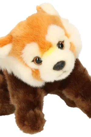 Gratis Retour Pluche rode panda knuffel - pluche - 37 cm - katbeer