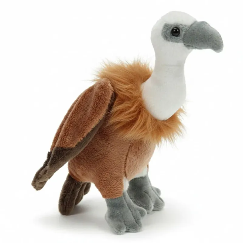 Koop Vandaag Vale gier knuffel - pluche - bruin/wit - 21 cm - vogels