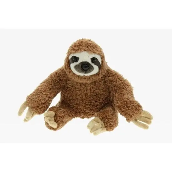 Laatste Versie Bruine pluche luiaard knuffel - 17 cm - zittend