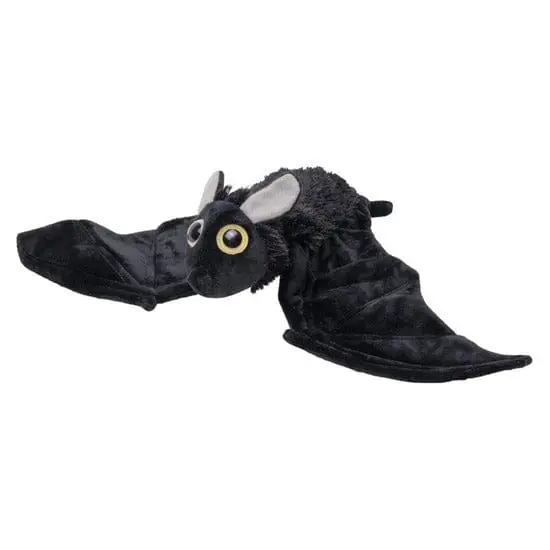 Snelle Levering Nature Planet vleermuis knuffel - zwart pluche - 55 cm