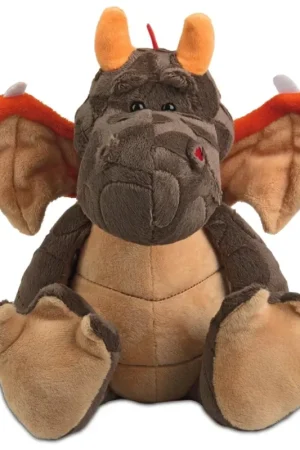 Nu Kopen Pluche draak knuffel - rode vleugels - 33 cm - speelgoed