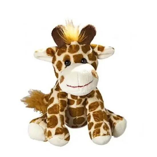 Pluche giraffe knuffel - 18,5 cm - polyester - knuffeldier Superprijs