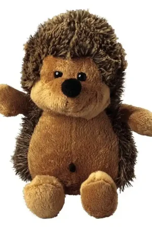 Express Levering MBW egel knuffel - pluche - 20 cm - bruin - egeltjes