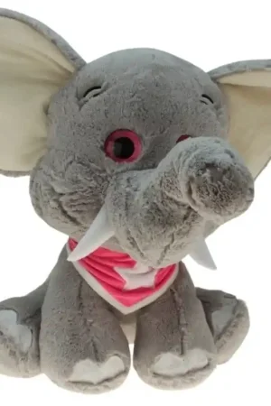 Kruger olifant knuffel Emilia - pluche - grijs - 25 cm - olifantenknuffel Betrouwbaar