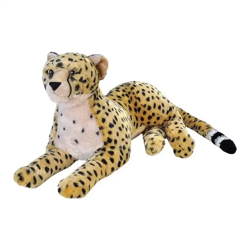 Wild Republic cheetah knuffel - pluche - 76 cm - extra groot Veilige Betaling