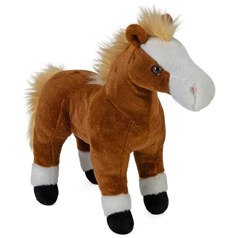 Merkproduct Wild Republic paard knuffel - pluche - bruin - 30 cm - dierenknuffel
