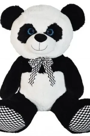 Grote pluche panda knuffel - beer - 70 cm - strikje Bestel Nu
