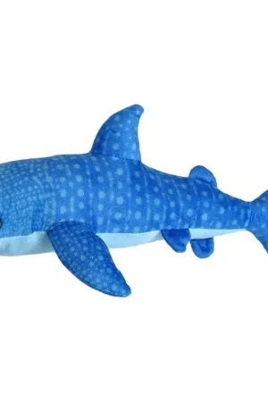 Wild Republic walvishaai knuffel - blauw - 35 cm - pluche Snelle Levering