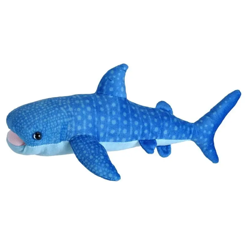 Wild Republic walvishaai knuffel - blauw - 35 cm - pluche Snelle Levering
