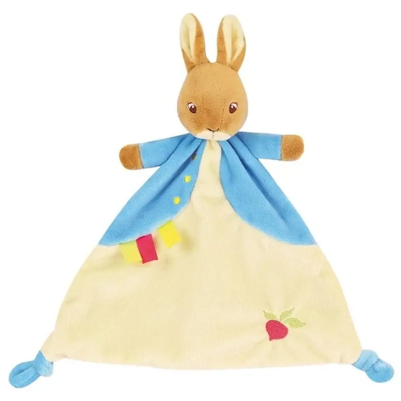 Bestseller Pieter Konijn knuffeldoekje - pluche - 29 cm - baby knuffel