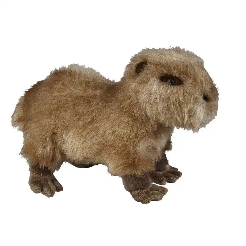 Capibara knuffel - pluche - bruin - 28 cm - speelgoed Uitverkoop