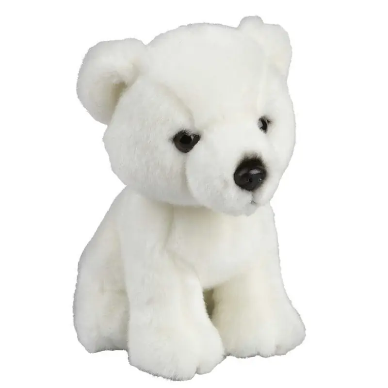 Ravensden ijsbeer knuffel - pluche - 18 cm - wit - dierenknuffel Lage Kosten