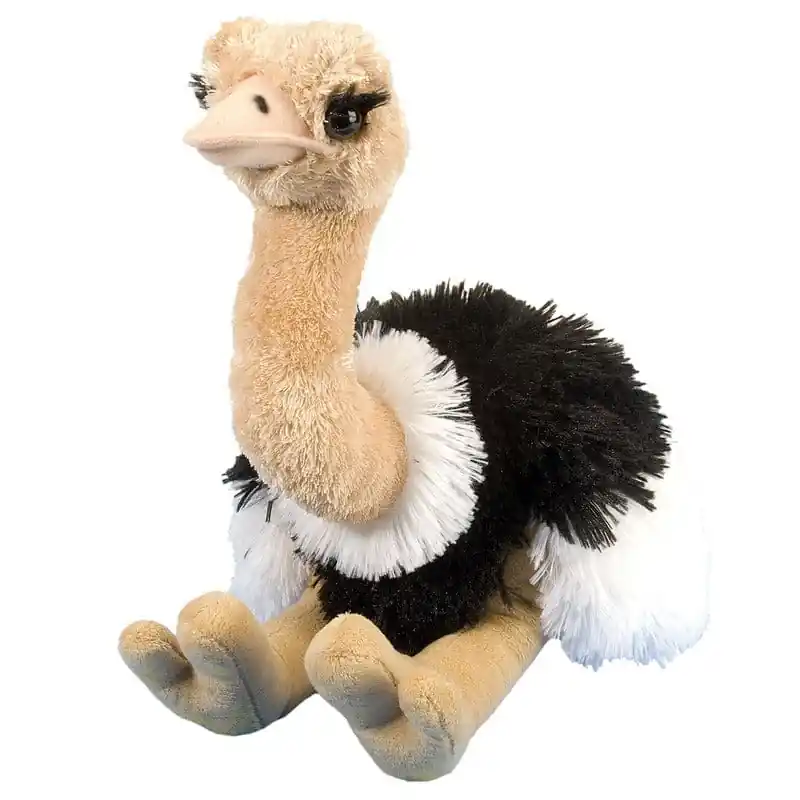 Wild Republic struisvogel knuffel - pluche - 35 cm Superprijs